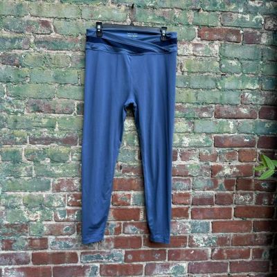Sweaty Betty Full Length All Day Leggings Women's Size 14 Blue Exercise V Waist